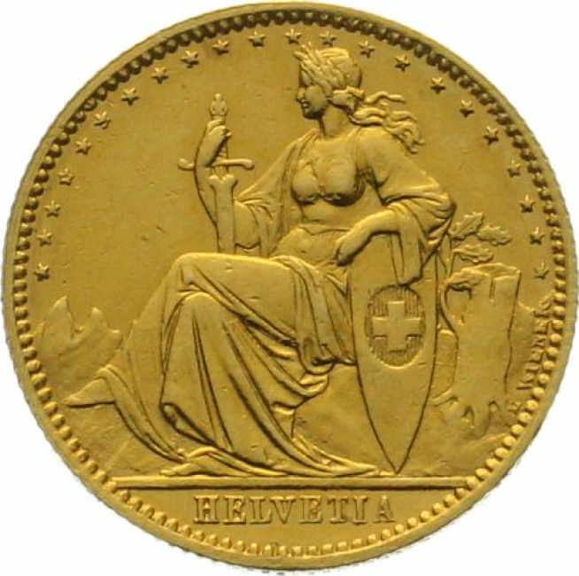 1873 - 20 Franken - Probe 2 Punkt 1873 - 20 Franken - Probe 2 Punkt